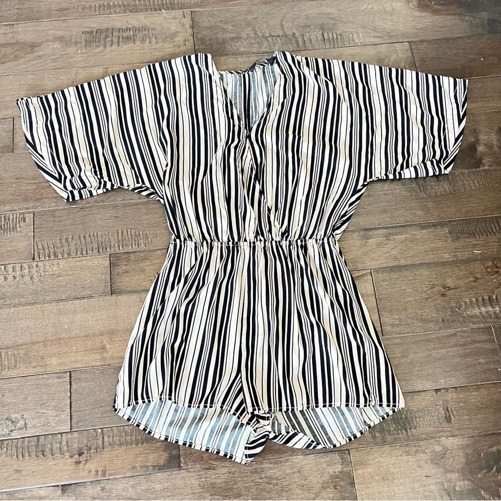 Glassons Striped Romper Playsuit Jumpsuit Women’s Outfit US 6 AUS/UK 10